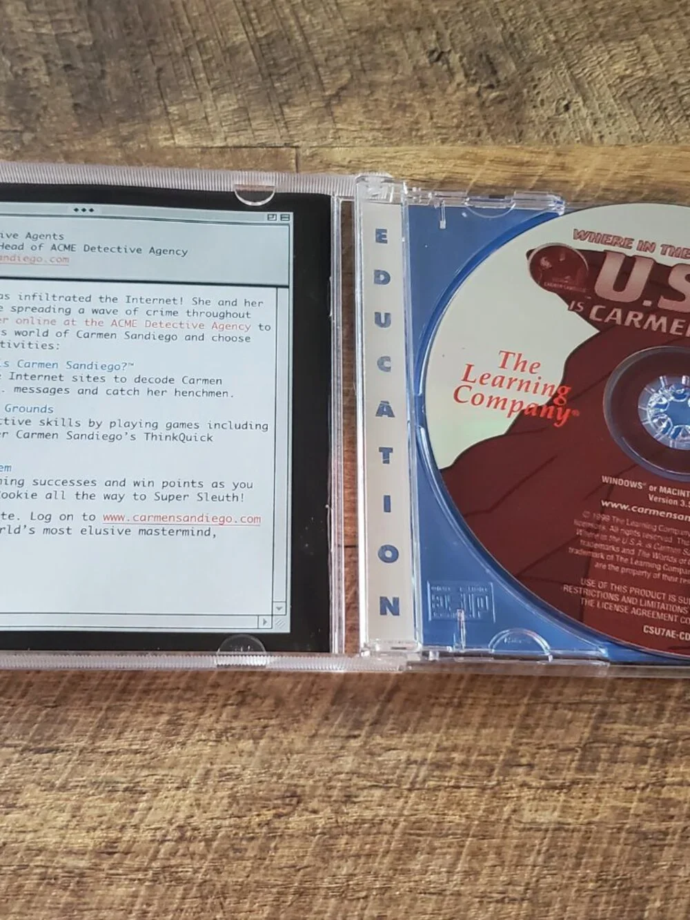 Vintage Game: Carmen Sandiego PC Game
